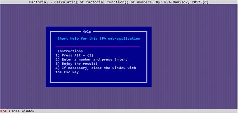 DOS Web App .